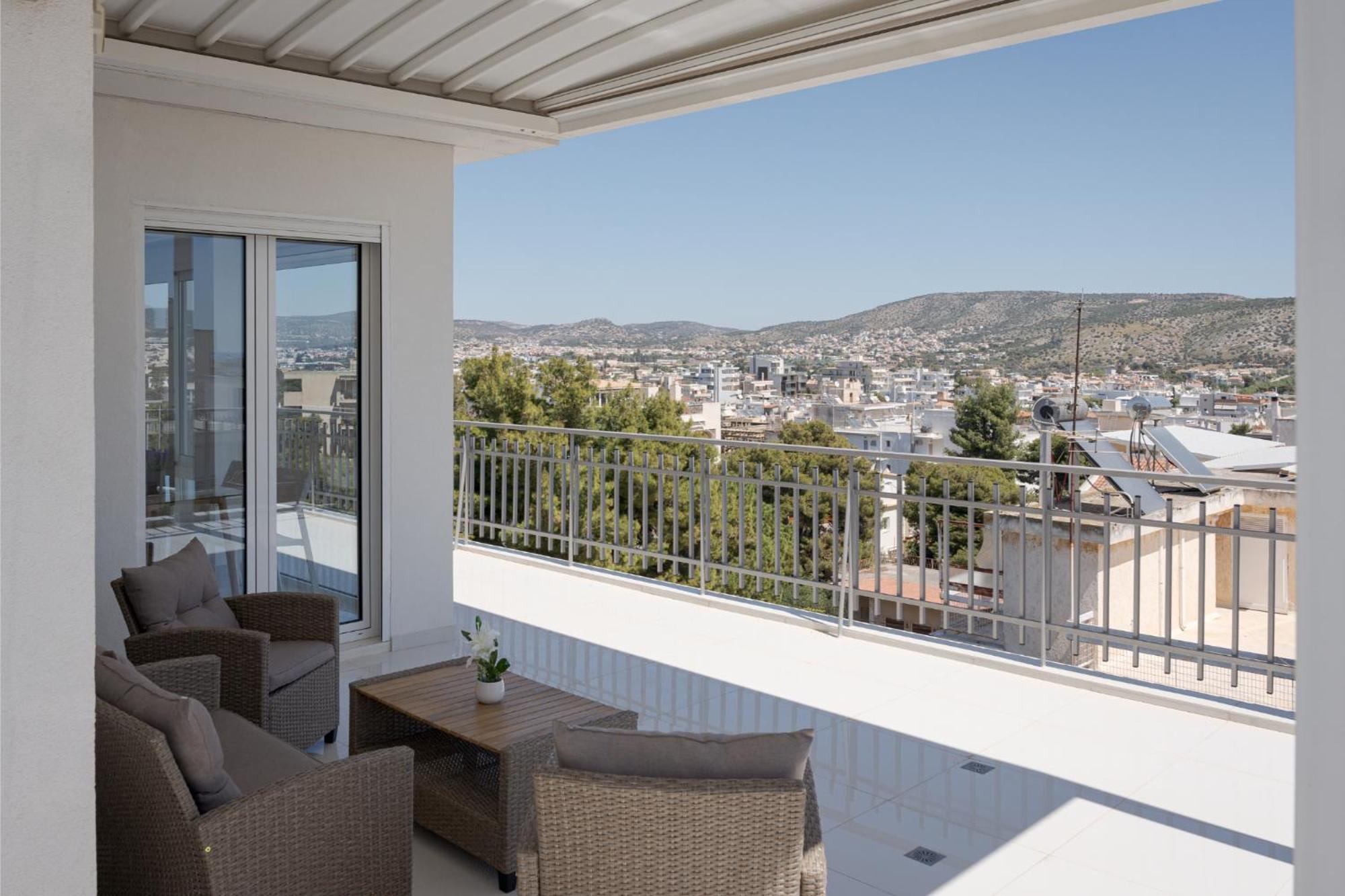 Athenian Riviera Penthouse Apartment Varkiza Exteriör bild