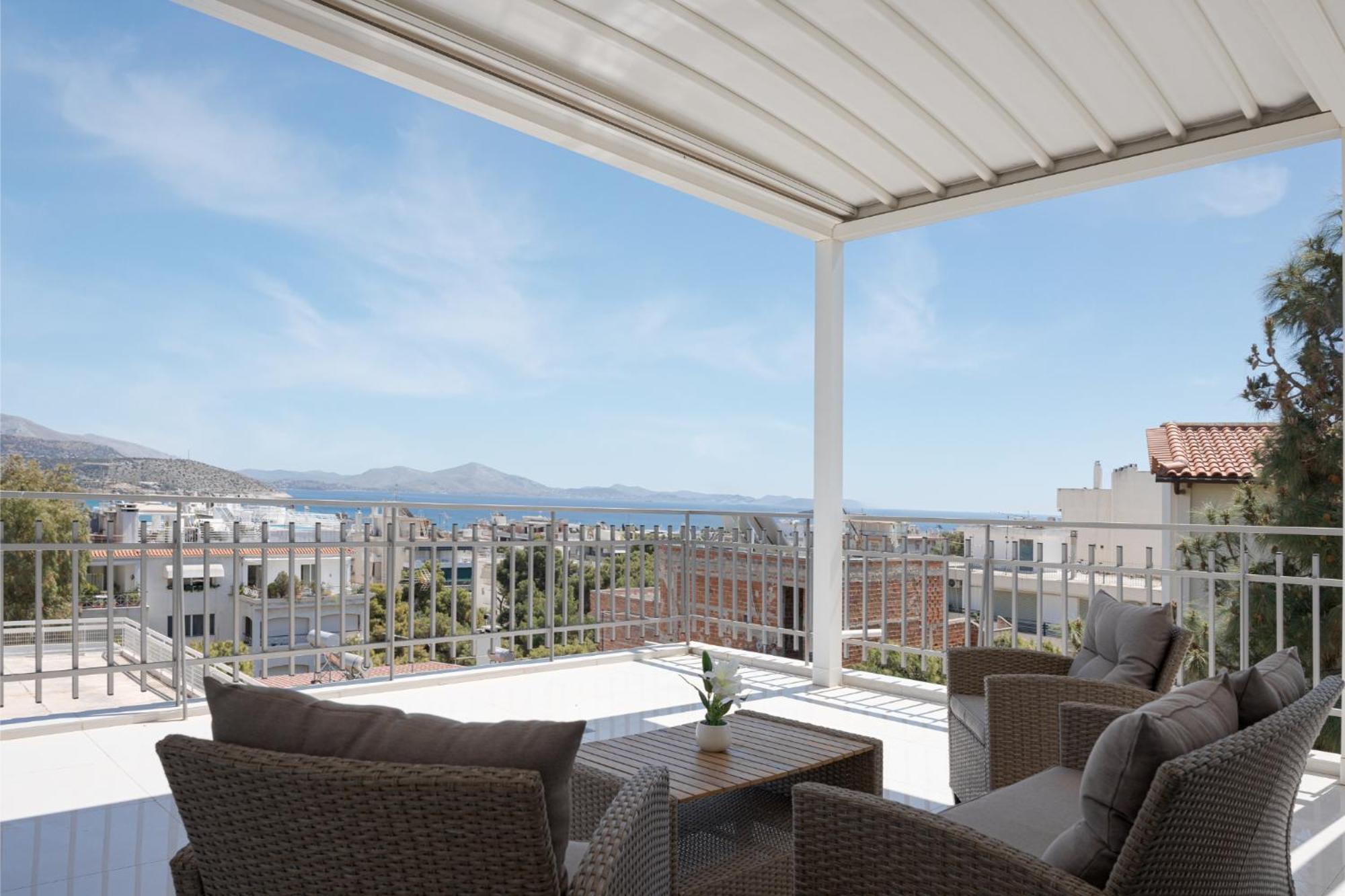 Athenian Riviera Penthouse Apartment Varkiza Exteriör bild